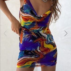 RUMOURS Miami Vice Mini Dress